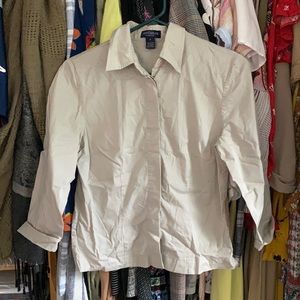 Ann Taylor stretch button-down shirt